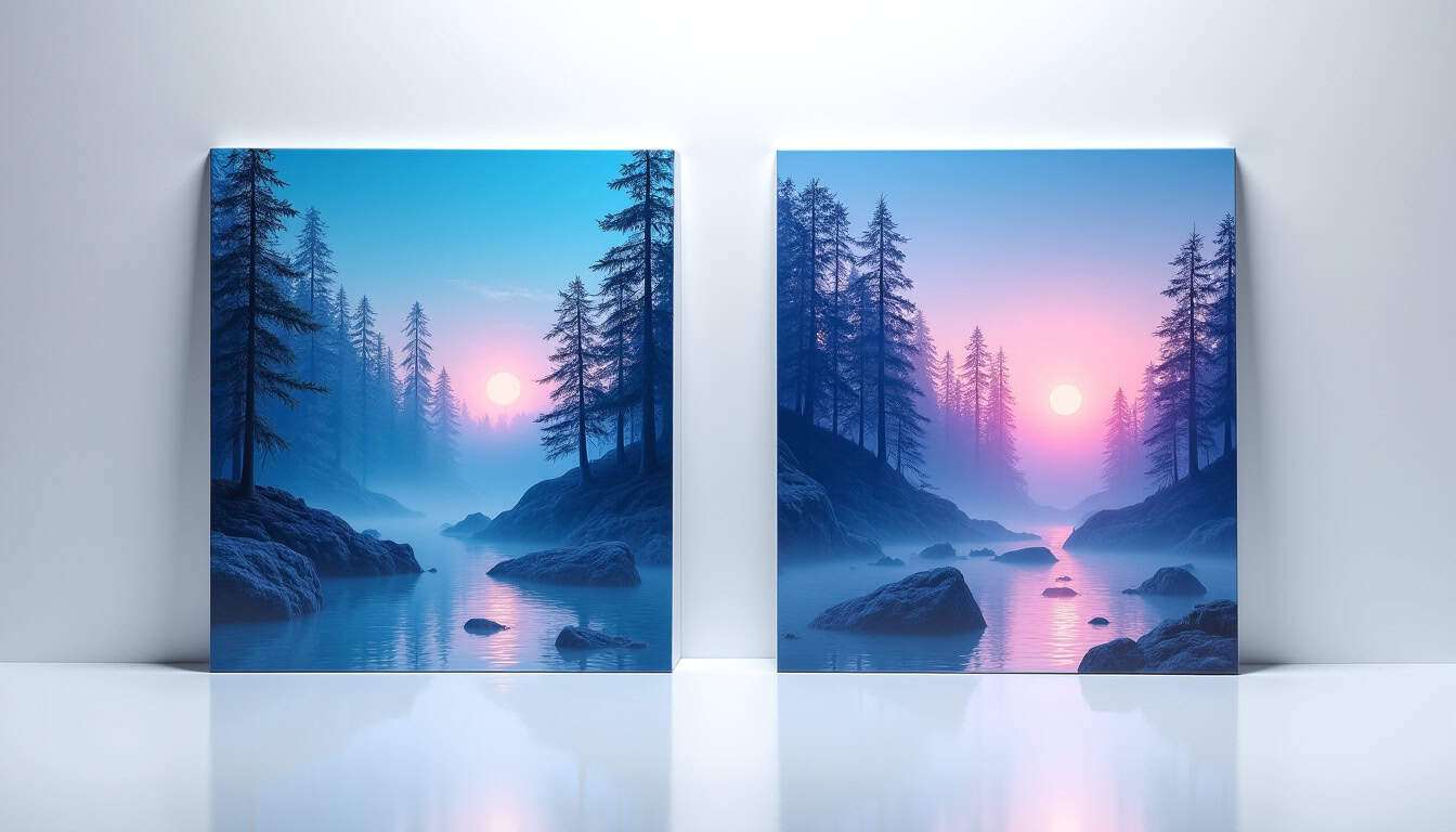 Comparaison visuelle entre une image générée par Leonardo AI et une image générée par DALL-E 3