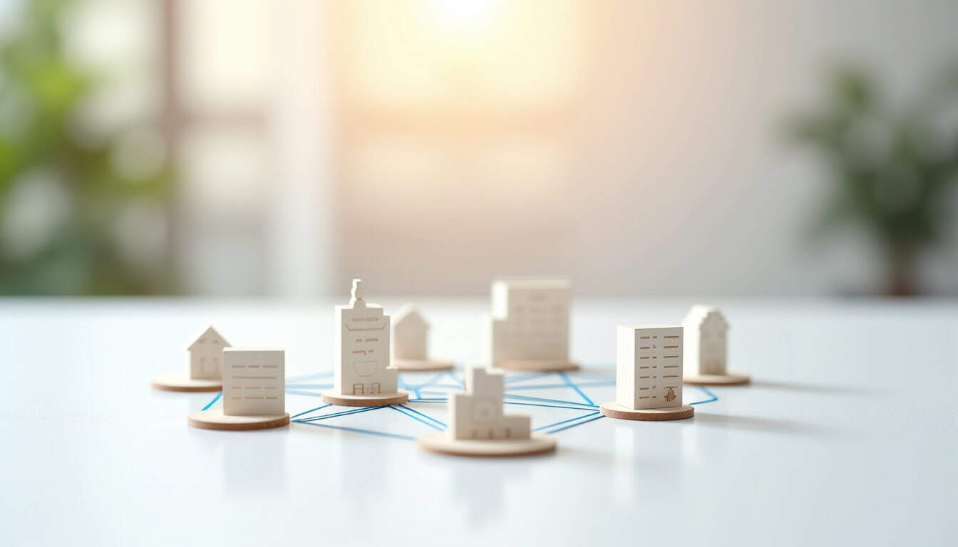 Illustration du réseau de partenaires Santéclair associé à Vivinter pour des soins à tarifs négociés