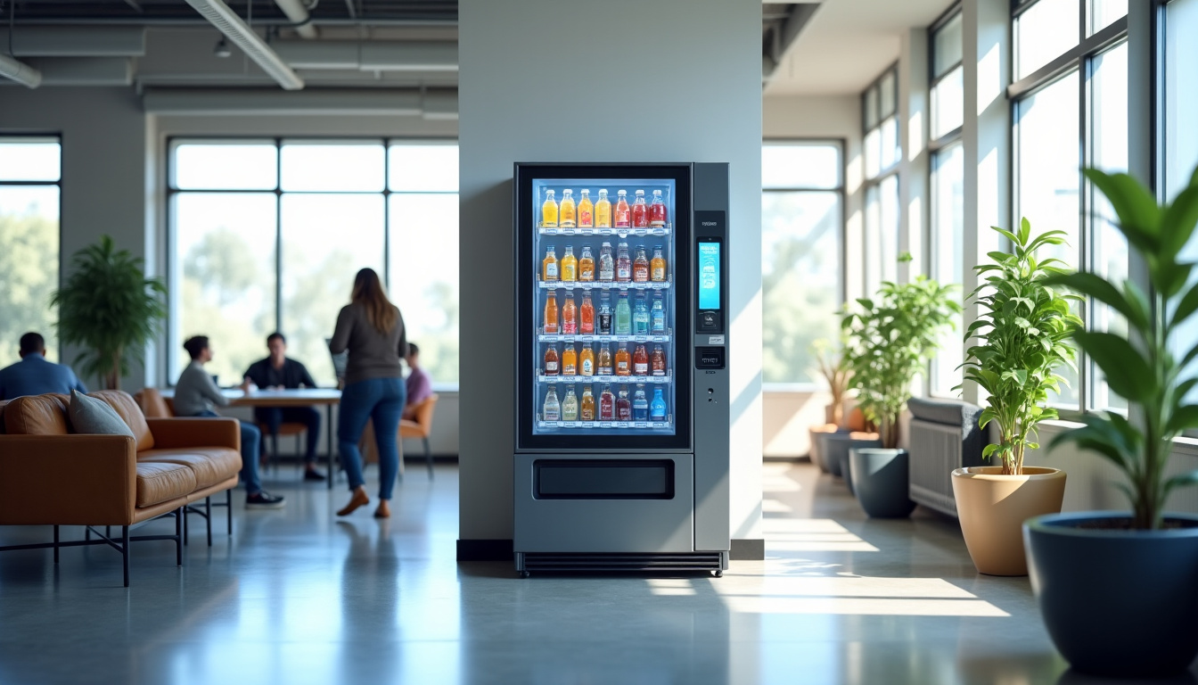 Installation d’un distributeur automatique de boissons dans un espace détente d’entreprise
