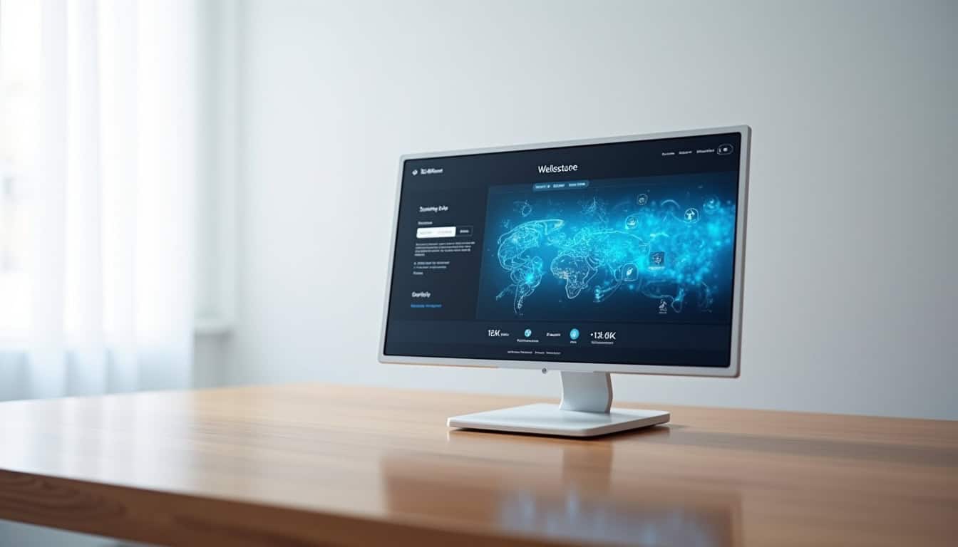 Interface du site web Senpai Stream sur un ordinateur