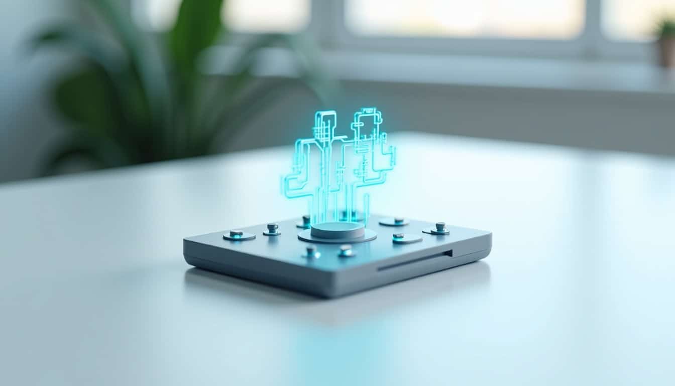 Interface utilisateur de Grok AI en action sur un écran montrant une conversation avec l