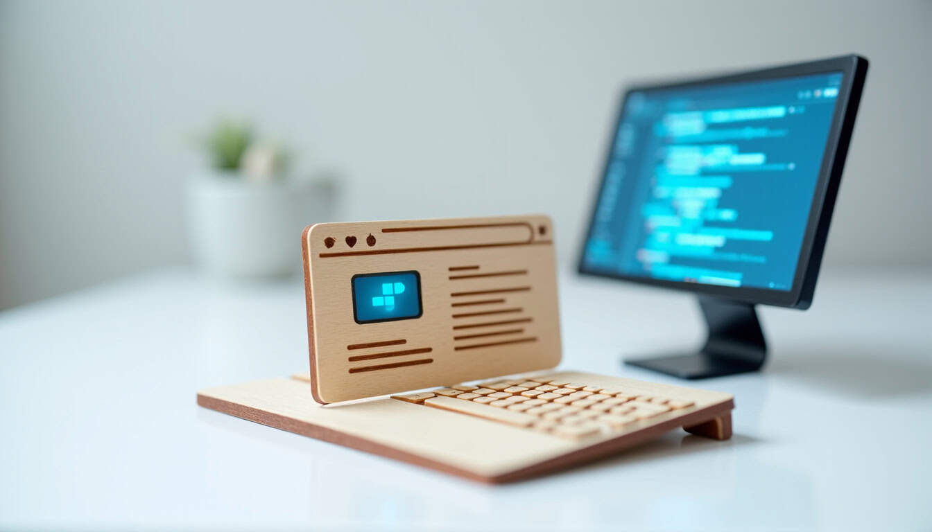 Manus AI en train de générer un site web à partir d