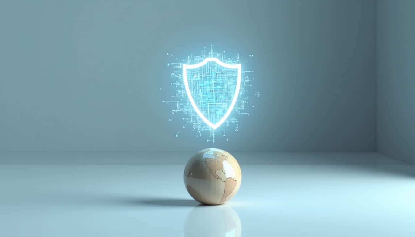 Protection numérique et sécurité informatique mondiale.