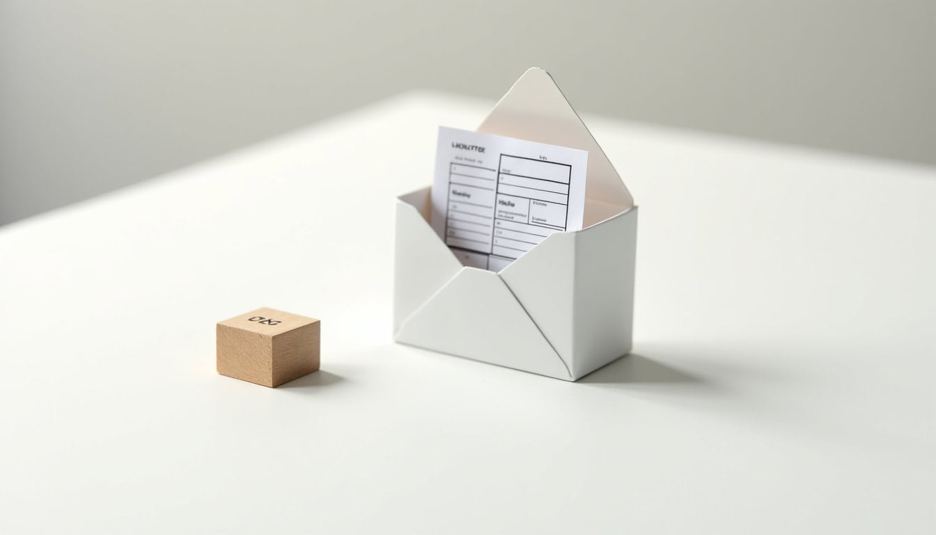Exemple d’avis de forfait de post-stationnement reçu par courrier avec les zones de saisie du numéro de télépaiement et de la clé