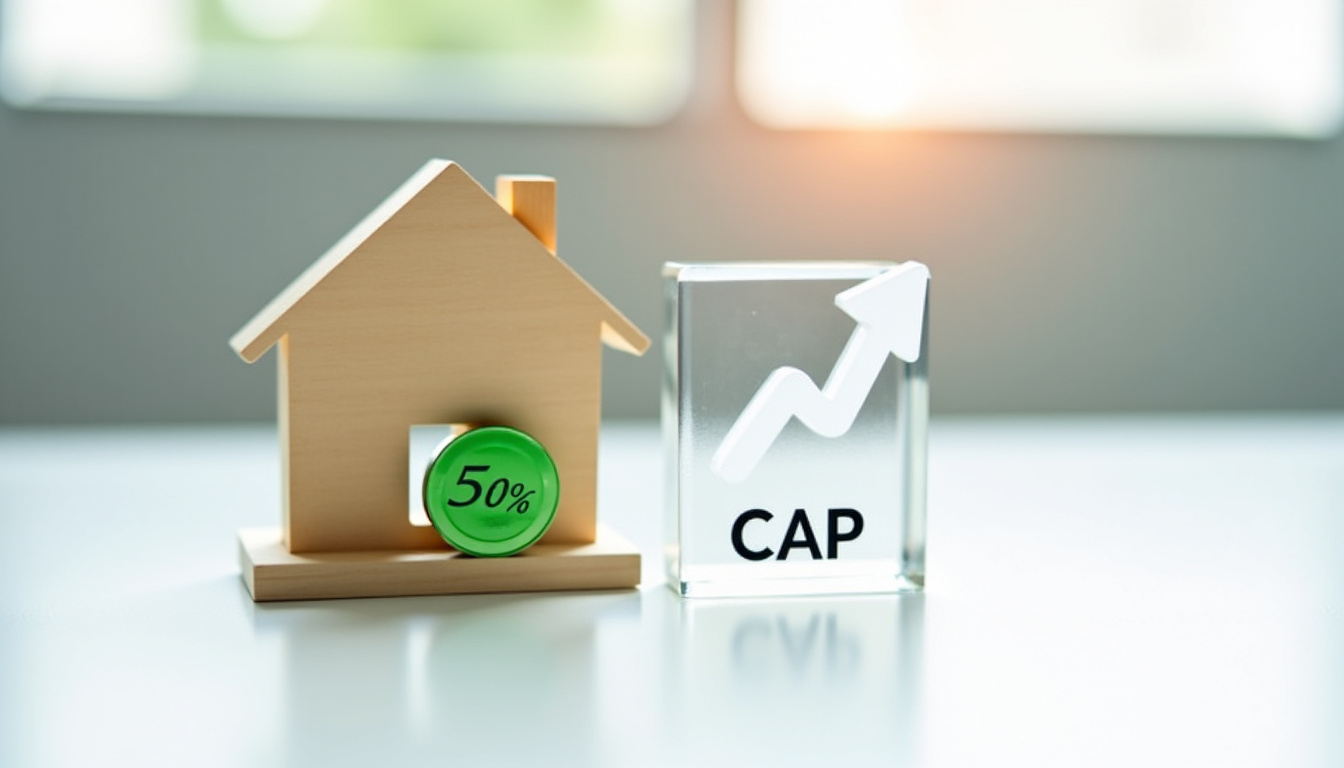 Infographie illustrant le fonctionnement du crédit d’impôt pour l’emploi à domicile avec pourcentage et plafond