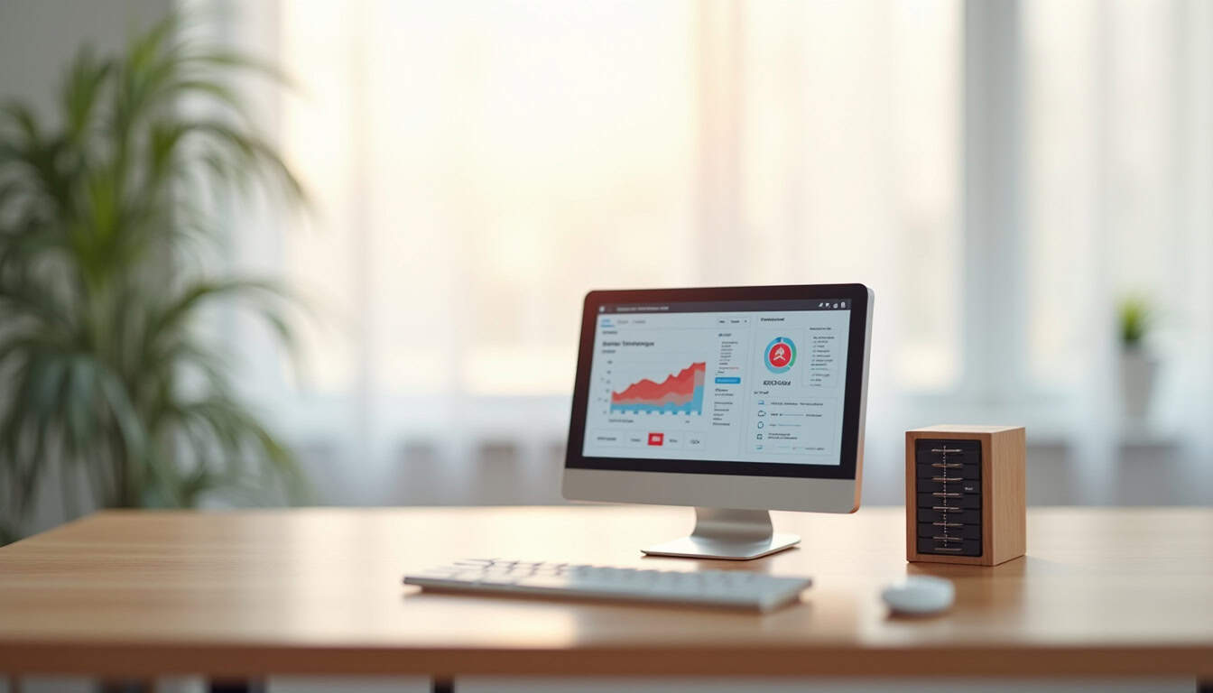 Tableau de bord de monitoring des erreurs 502 sur un écran moderne