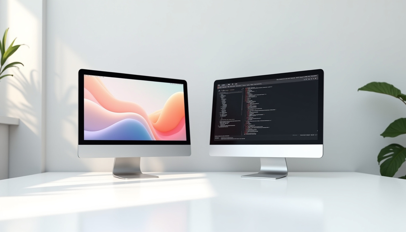 Comparaison visuelle entre l’interface de Windsurf et celle de Cursor, mettant en avant les différences de design et de fonctionnalités