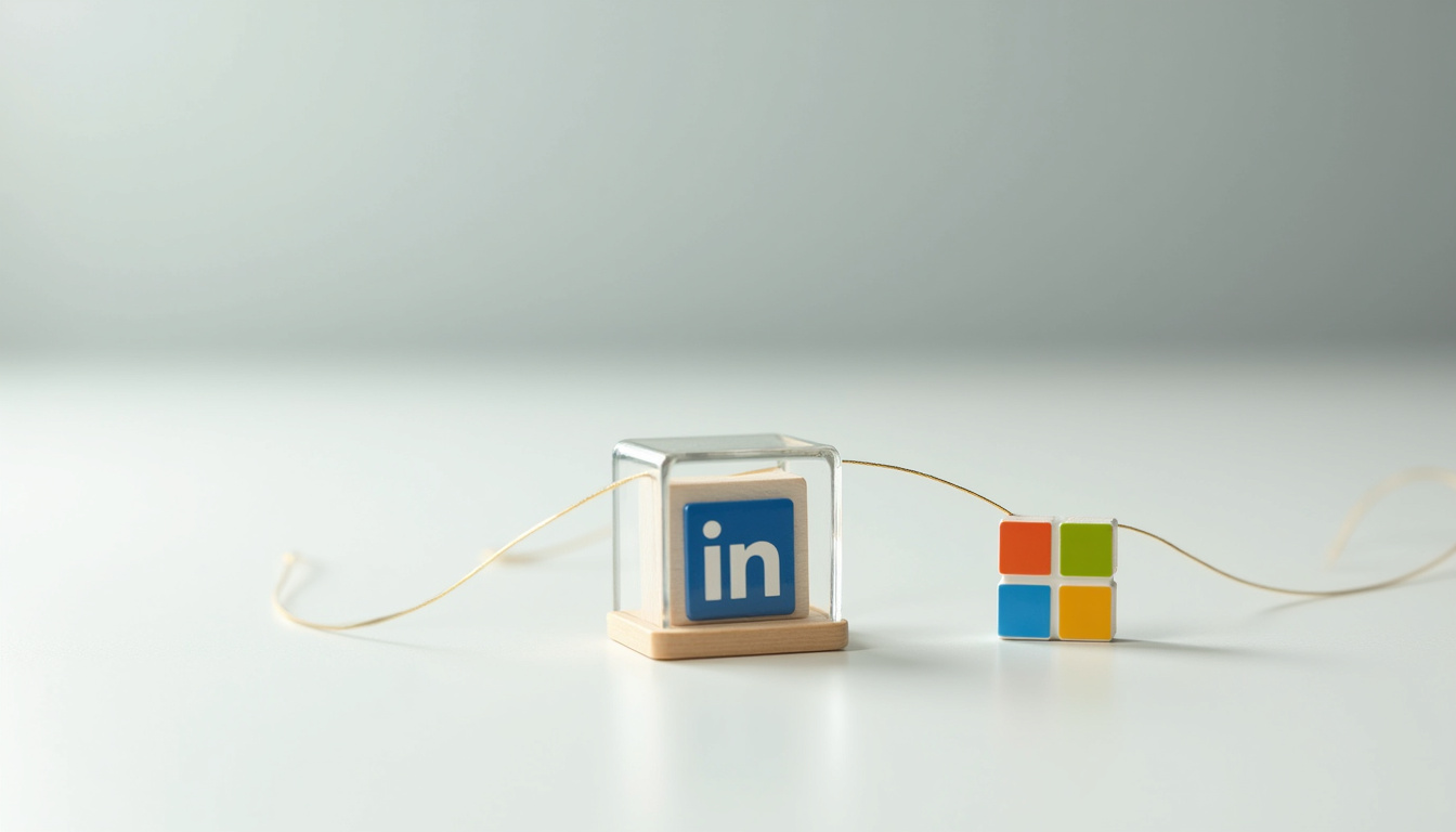 Infographie représentant le rachat de LinkedIn par Microsoft en 2016 avec le montant de 26,2 milliards de dollars