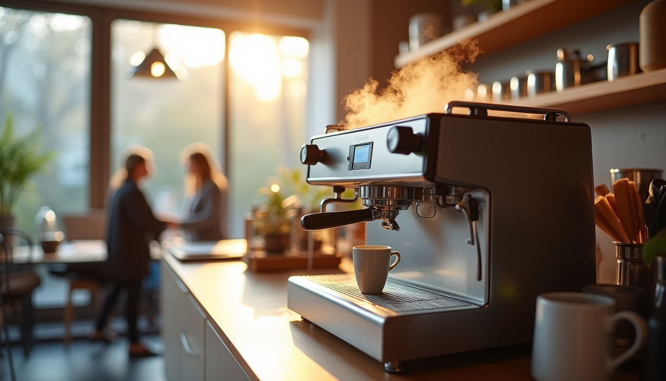 Machine à café professionnelle installée dans une entreprise à Toulouse