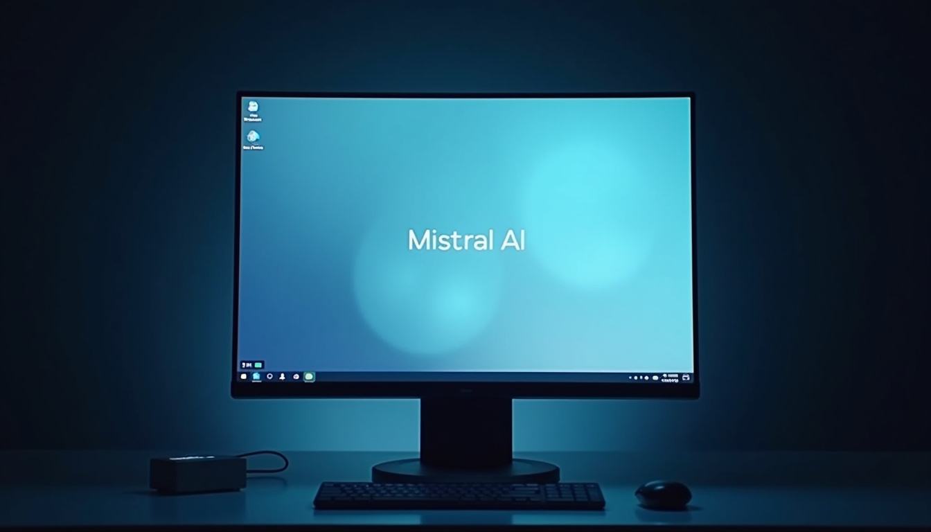 Interface de Le Chat de Mistral AI affichant une réponse générée en temps réel sans latence