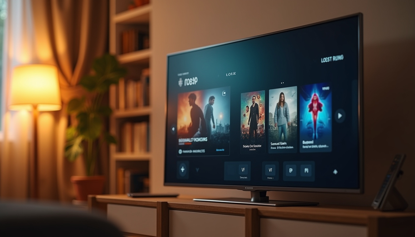Page de sélection d’un film sur Noklav avec affichage des options VF et VOSTFR